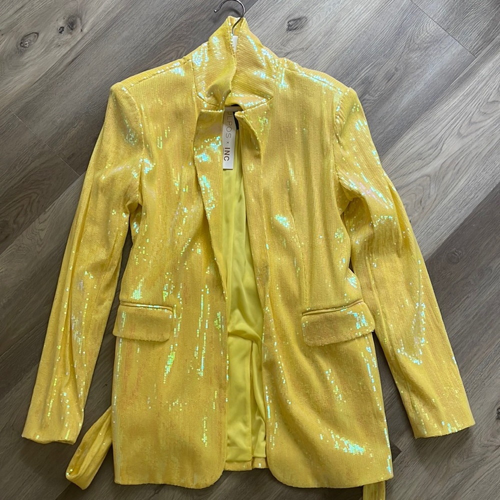 INC SEQUIN JACKET